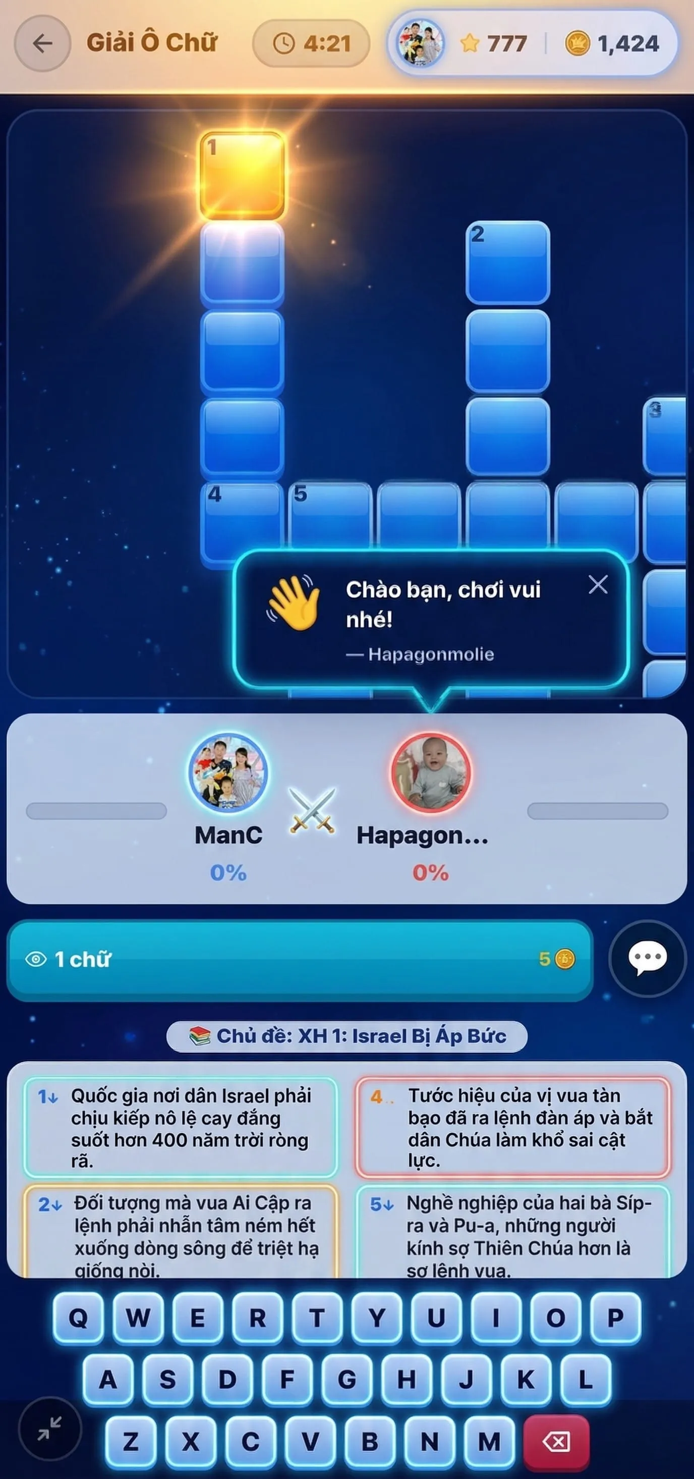 Giải đố Ô chữ Kinh Thánh